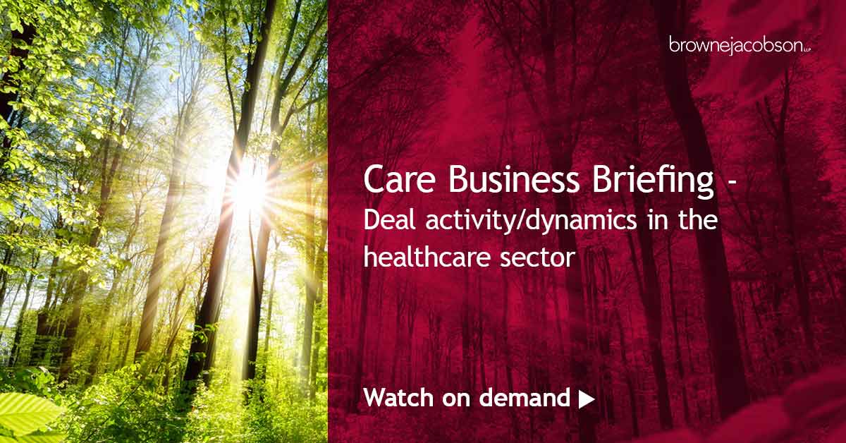 Care Business Briefing webinar