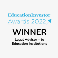 Education Investors 2022 - Legal Advisor winner logo