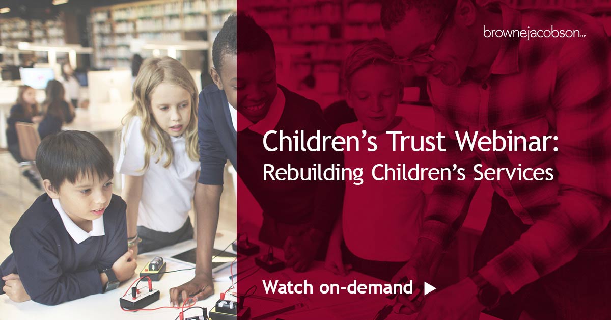 Children's Trust Webinar: Rebuilding Children's Services