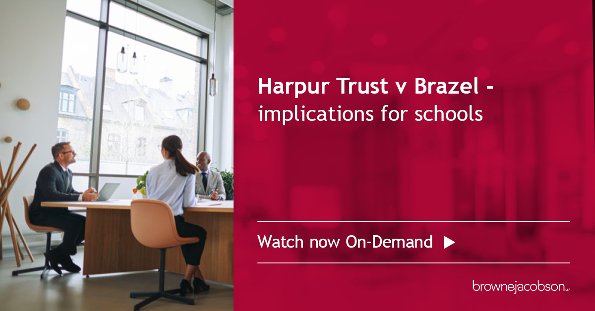 Harpur v Brazel webinar