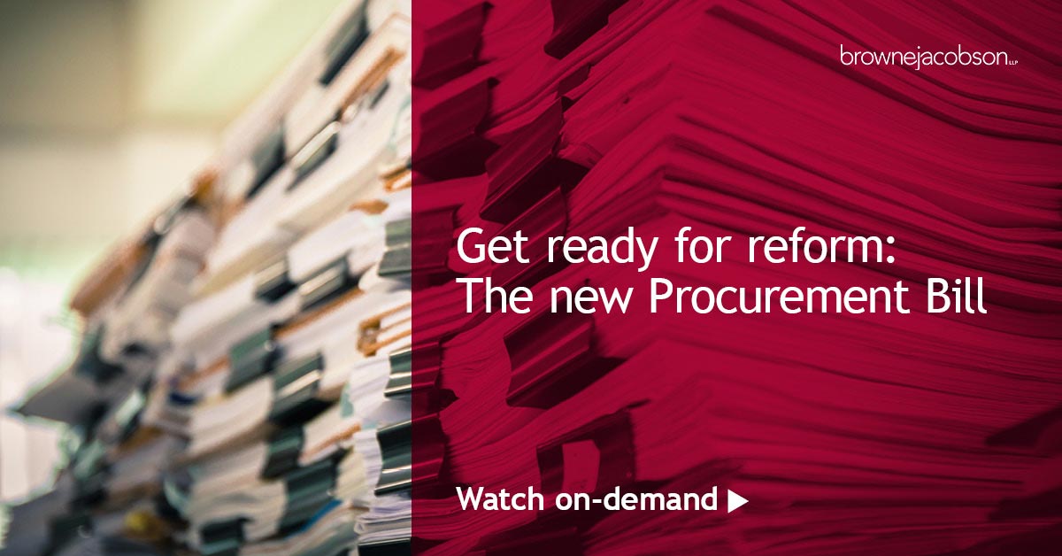 The new Procurement Bill on-demand webinar