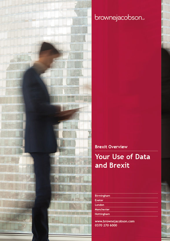 Your use of data and Brexit