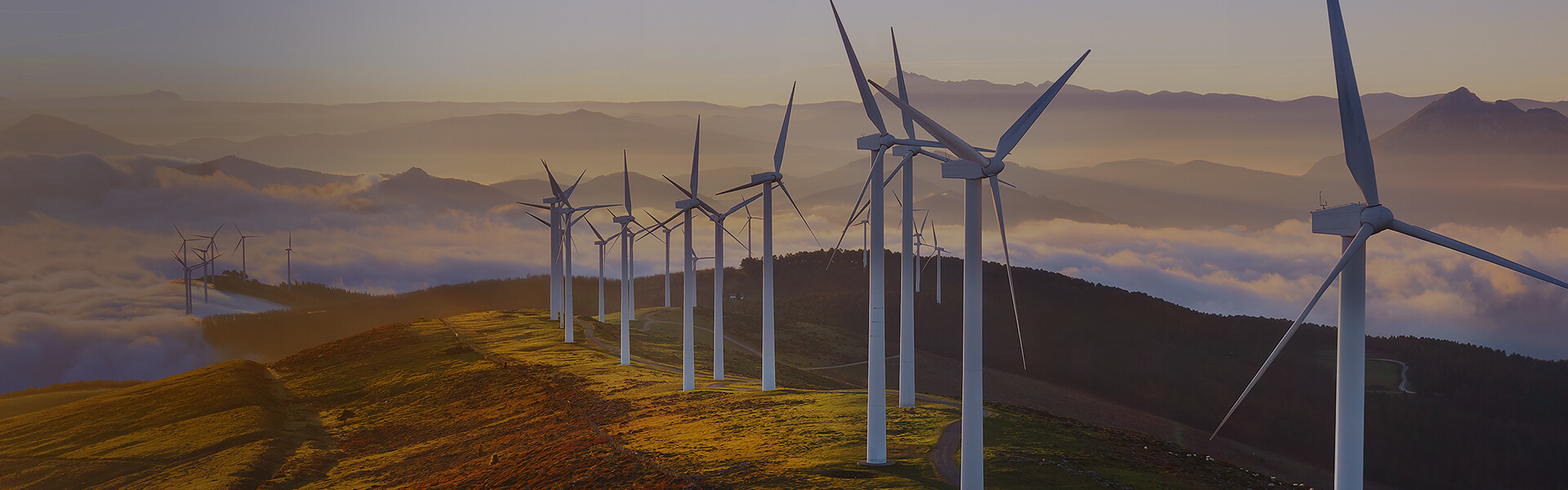 an image to show wind turbines for cleantech and renewable energy
