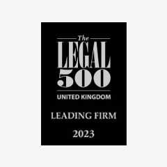 Legal 500 - UK leading firm