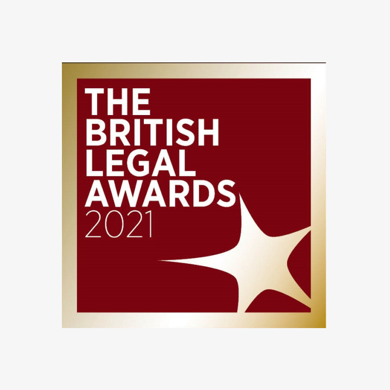 The British Legal Awards 2021 logo